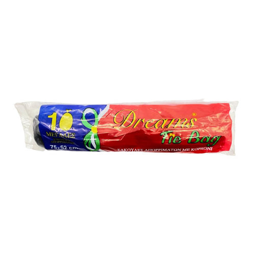 Dreams Tie Trash Bags, 10 Bags, 75x52cm