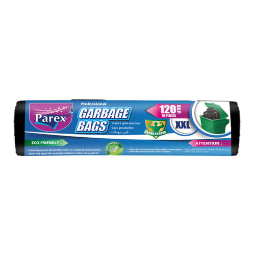 Parex Trash Bgas, Eco Friendly, 10 Bgas, 120L