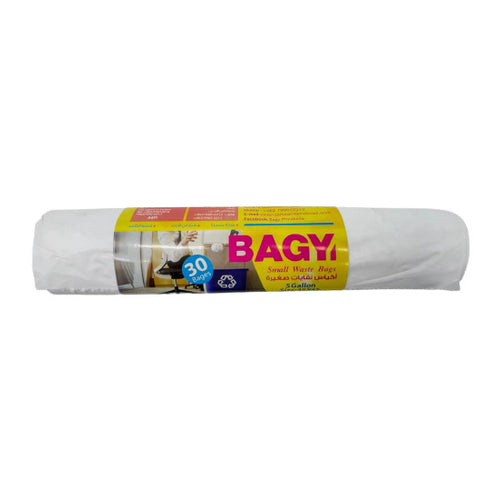 Bagy Small Trash Bags, 30 Bags, 45x45cm, 5Gal