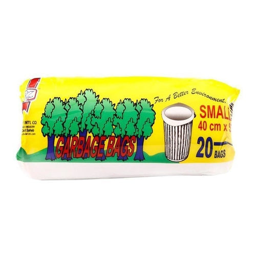 RZ Small Trash Bags, 20 Bags, 55x40cm