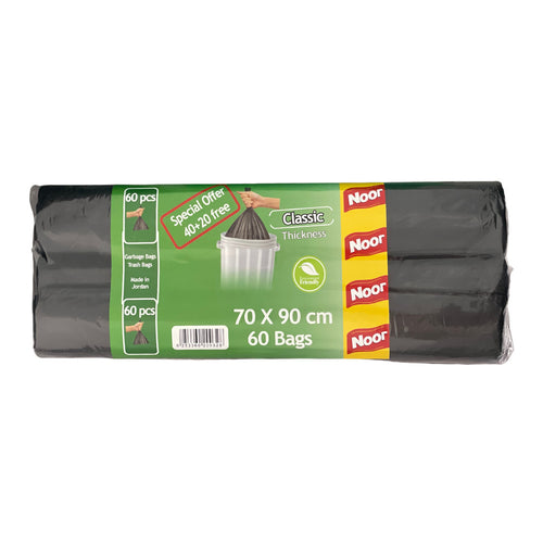 Noor Trash Bags, 60 Bags, 90x70cm