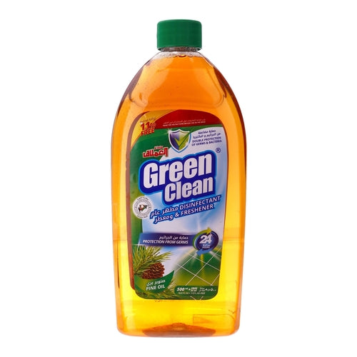 Al Emlaq Green Clean Disinfectant and Fresheners, Pine Oil, 500ml