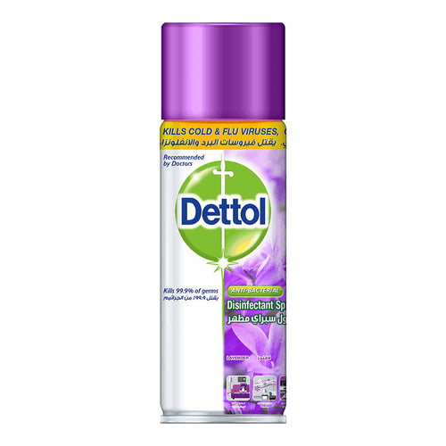 Dettol Disinfectant Sanitizer Spray, Lavander, 450ml