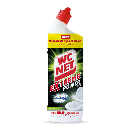 WC NET Extreme Power Gel Toilet Cleaner, Original, 750ml