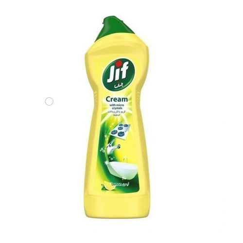 Jif Cream with Micro-Crystal Kitchen Cleaner, Lemon, 750ml