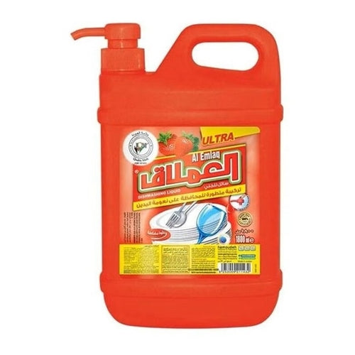 Al Emlaq Dishwashing Liquid, Strawberry, 1800ml