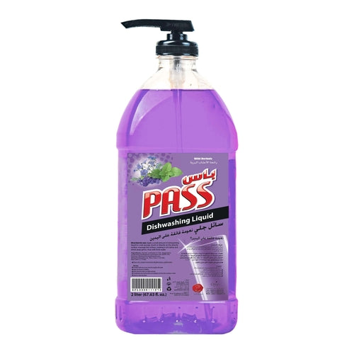 Pass Dishwashing Liquid, Natural Herbs, 2L