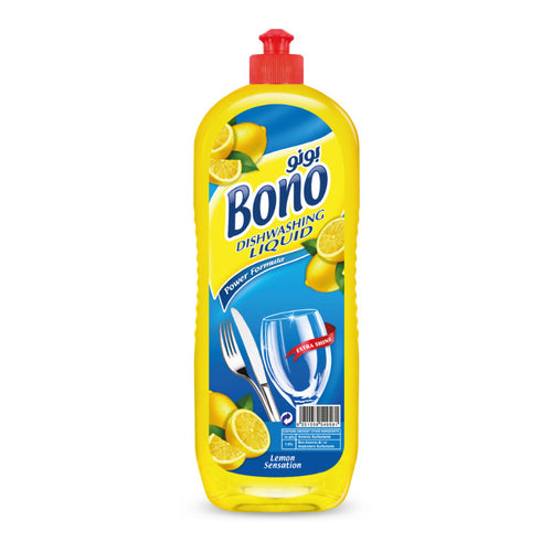 Bono Dishwashing Liquid, Lemon Sensation, 800ml