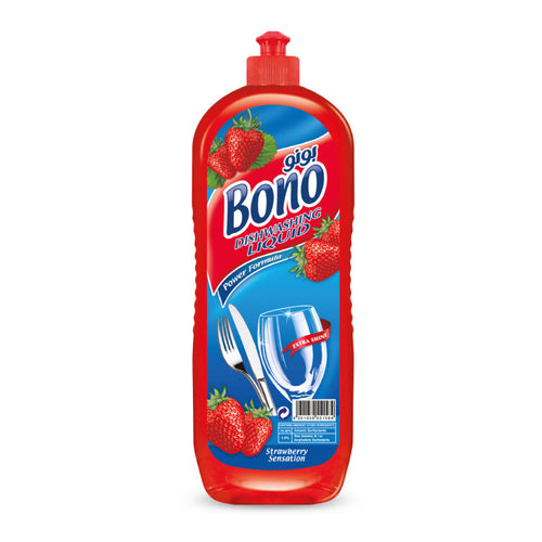Bono Dishwashing Liquid, Strawberry Sensation, 800ml