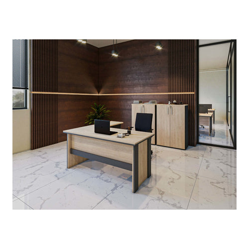Local Office Desk With Side Return OR Fixed Drawers
