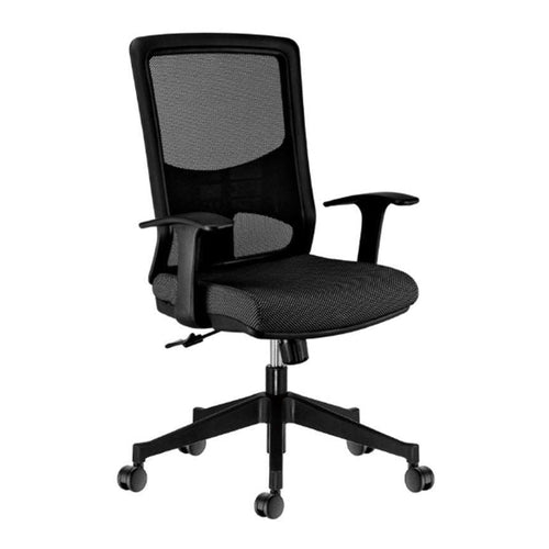 Ergonomic Mesh Mid-Back Office Chair, Black