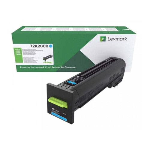 Lexmark CS820, CX82x, CX860 Cyan Return Programme Toner Cartridge, 8000 Pages, 72K50C0