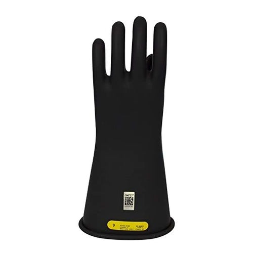 National Safety Apparel Class 2 Rubber Voltage Gloves, 17.000V Max, GC2B10