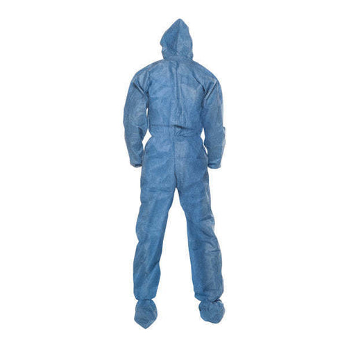Kimberly-Clark Kleenguard A60 Chemical Resistant Coveralls, Size L, Pack of 24