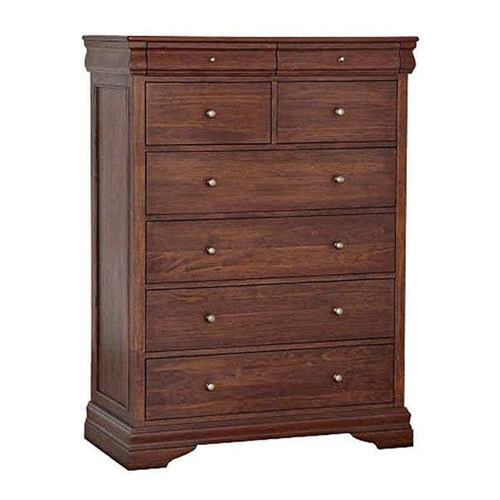 Louis Philippe French Classic Night Stand, 5 Drawers