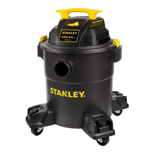 Stanley Wet & Dry Vacuum Cleaner, 6 Gallon, Black, SL18116P