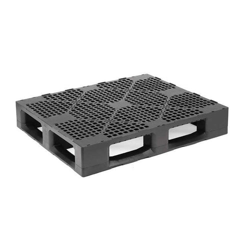 Industrial Plastic Pallet with 4 Runners, 1200 x 800 x 150mm