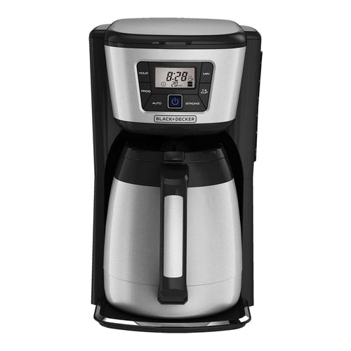 Black+Decker 12-Cup Thermal Programmable Coffee Maker, US Standards, CM2035B