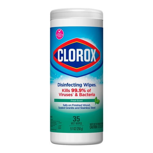 Clorox Disinfecting Wipes, Fresh Scent, 35 Wipes