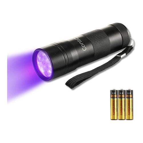 Consciot UV Flashlight, Black