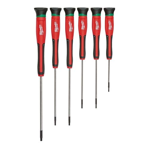 Milwaukee Percision Screwdriver Set, 6Pcs