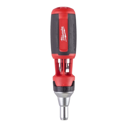 Milwaukee 9 In 1 Ratcheting Multi-Bit Screwdriver, 4932471598