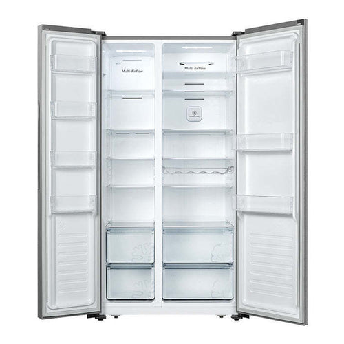 Hisense Side By Side Refrigerator, 670L, Silver, RS670N4ASU