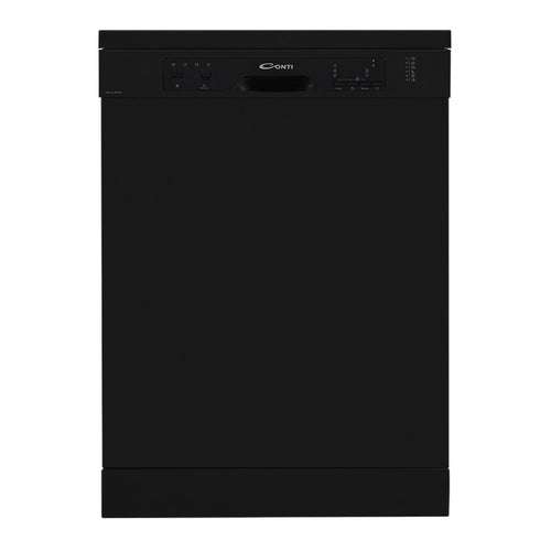 Conti Free Standing Dishwasher, 13 Place Setting, 6 Programs, DW-6L-23-BK