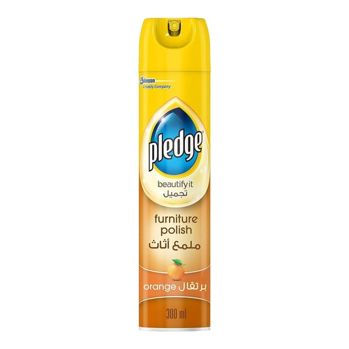 Pledge Furniture Polish, Orange, 300ml