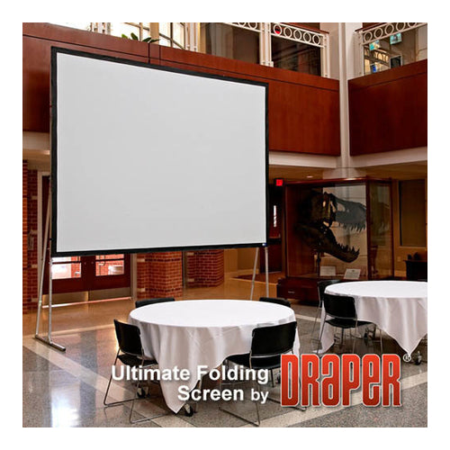 Draper Ultimate Folding Screen with Heavy Duty Legs 201 diag. 107x171, widescreen 16:10, 241305