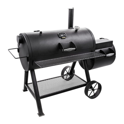 OKLAHOMA JOE'S Longhorn Reverse Flow Offset Smoker, Black