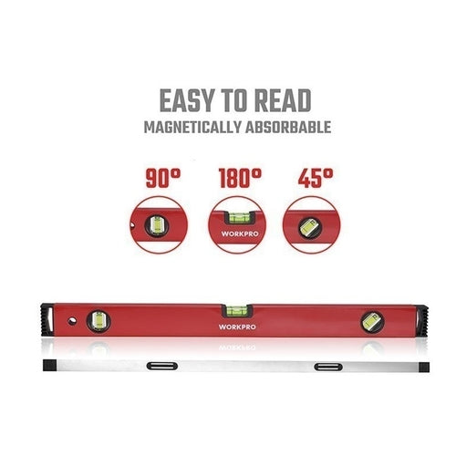 WORKPRO Magnetic Box Sprint Level, 600mm, WP262011