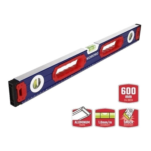 WORKPRO Magnetic Spirit Level, 600mm, WP262014