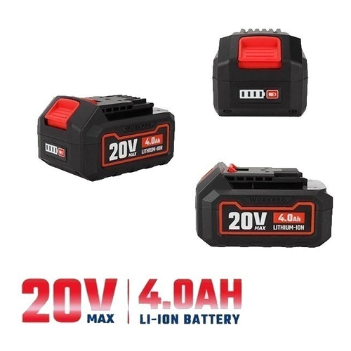 WORKPRO 20V 4.0Ah Li-Ion Battery, WP395002
