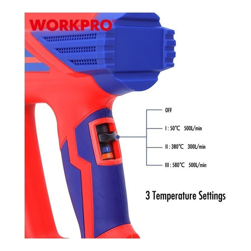 WORKPRO Industrial Heat Gun, 1800W, WP474001