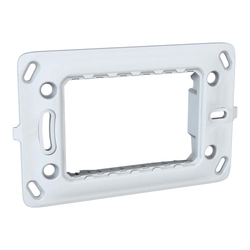 Schneider Electric Unica Rectangular Fixing Frame, 3 Module