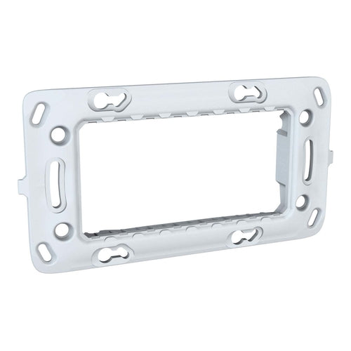 Schneider Electric Unica Rectangular Fixing Frame, 4 Module