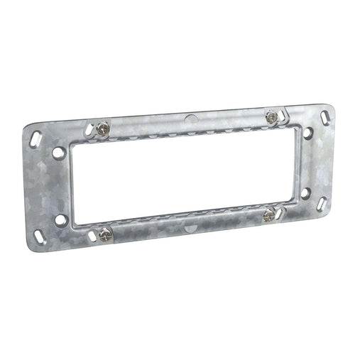 Schneider Electric Unica Rectangular Fixing Frame, 6 Module