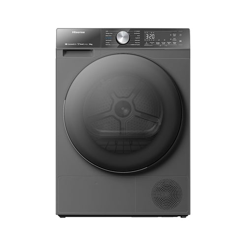 Hisense Front Loading Dryer, 10Kg, 17 Programms Black, DH5S102BB