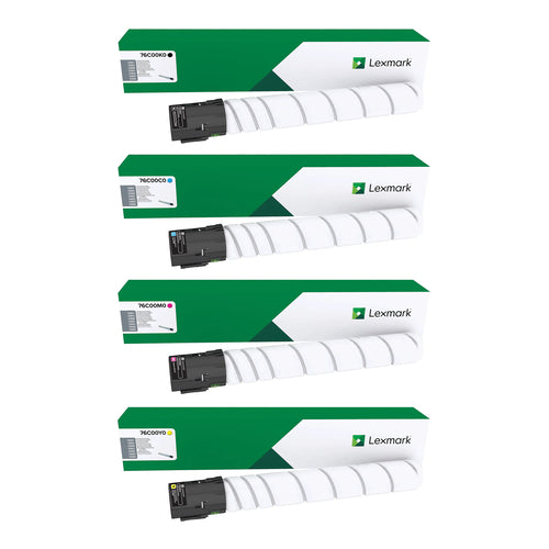 Lexmark CS/CX921, 923, CX922, 924 Black 18.5K Toner Cartridge,76C00K0