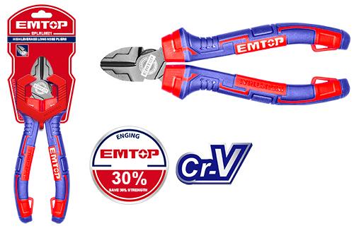 EMTOP High Leverage Cutting Pliers, 6" (160mm), EPLRD0621